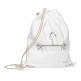 Pearly Girl cotton dust bag drawstring handbag storage bag